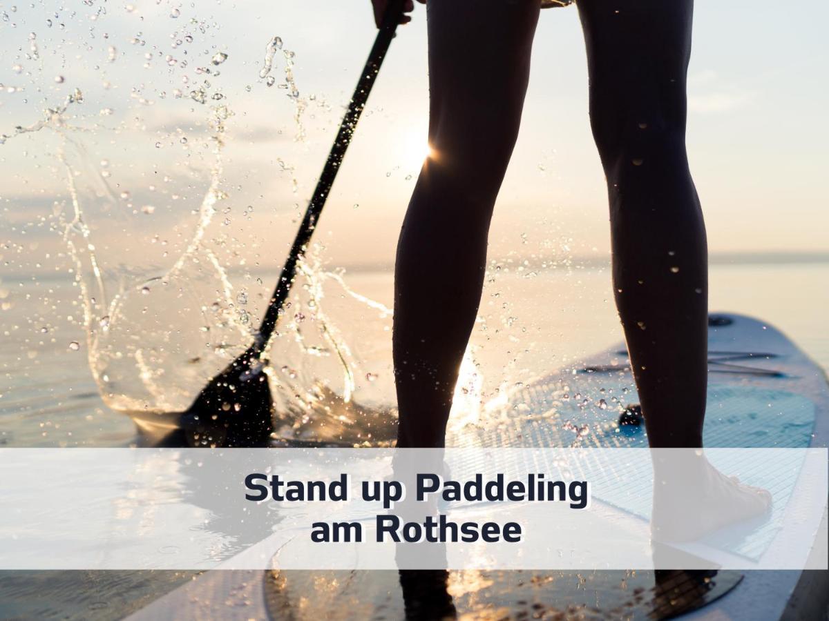 Ferienhaus Rothsee-Oase Ideale Ausgangslage Mit Tollem Ausblick, Sauna Und Privatem Garten 罗特 外观 照片