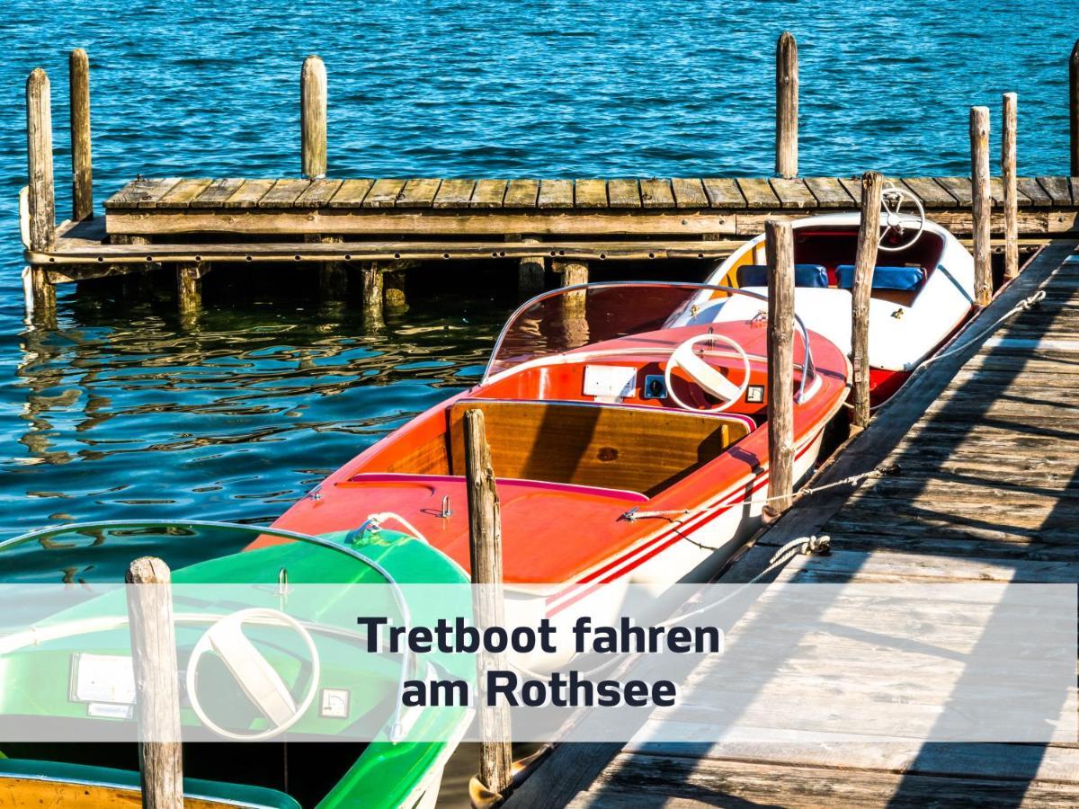 Ferienhaus Rothsee-Oase Ideale Ausgangslage Mit Tollem Ausblick, Sauna Und Privatem Garten 罗特 外观 照片